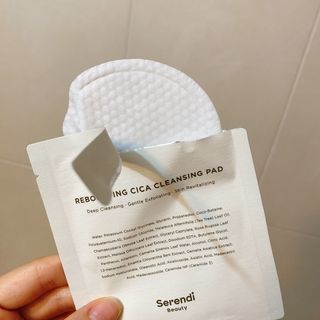 세렌디뷰티 리부스팅 시카 클렌징 패드 — 5점을 준 리뷰어가 2021년 7월 올린 사용 사진