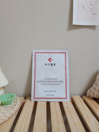 닥터마시멜로 마블러스 멀티 클리닉 마스크 — 5점을 준 리뷰어가 2021년 3월 올린 사용 사진