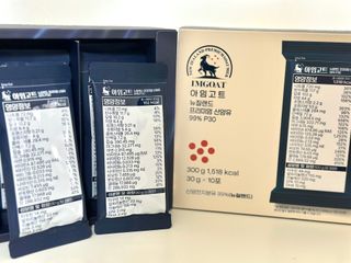 [아임고트] 뉴질랜드 프리미엄 고트밀크 (쿠팡)_34500 — 5점을 준 리뷰어가 2024년 12월 올린 사용 사진