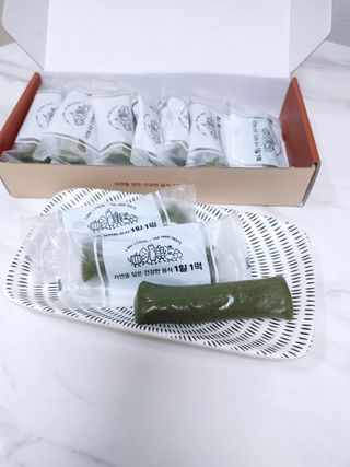 [푸디푸디] 1일1떡!  가래떡 낱개포장 아침식사 식사대용! 7종 세트 혼합 (1BOX=14개입) — 4점을 준 리뷰어가 2022년 4월 올린 사용 사진