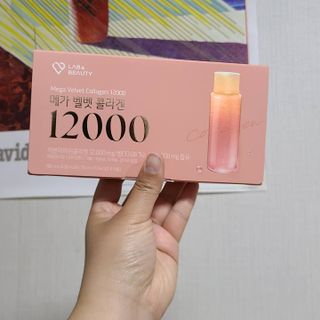 랩앤뷰티 메가 벨벳 콜라겐 12000 — 5점을 준 리뷰어가 2021년 6월 올린 사용 사진