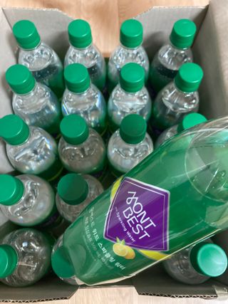 몽베스트 Montbest with Sparkling water Lemon OR Lime 20병(랜덤) — 5점을 준 리뷰어가 2021년 10월 올린 사용 사진