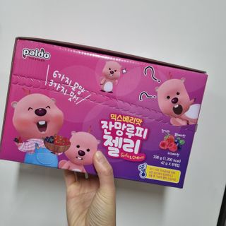 [팔도] 잔망루피젤리 믹스베리맛 42g 8개 — 3점을 준 리뷰어가 2022년 2월 올린 사용 사진