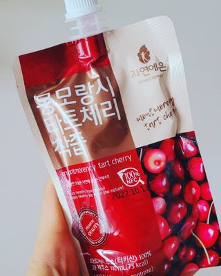 자연에온 몽모랑시 타트체리 착즙 100mL 10개입 2BOX — 5점을 준 리뷰어가 2020년 12월 올린 사용 사진