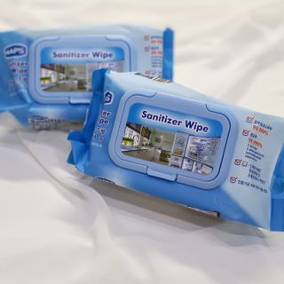 햅스 세균없는 주방 대형 2팩, HAPS sanitizer wipe — 4점을 준 리뷰어가 2022년 1월 올린 사용 사진