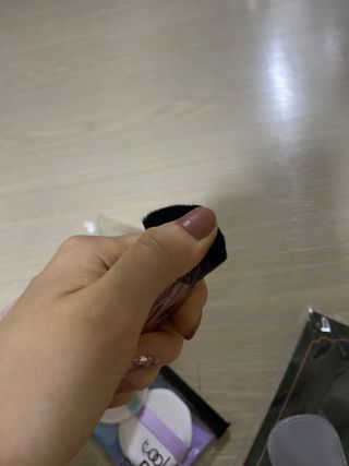 [툴앤썸] 메이크업 브러시로 바르고 호빵 스펀지로 클렌징하는 A-Z 뷰티툴 5종 — 5점을 준 리뷰어가 2021년 1월 올린 사용 사진
