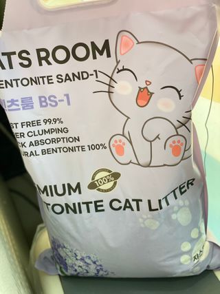 겟플렉스 켓플렉스 캣츠룸BS-1 고양이모래 4kg — 5점을 준 리뷰어가 2021년 2월 올린 사용 사진