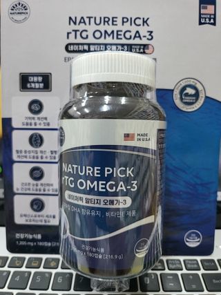 서울약사신협 네이처픽_알티지오메가3_1,205mg x 180캡슐 — 5점을 준 리뷰어가 2021년 9월 올린 사용 사진