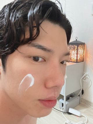 [후르디아] 민감피부 수분크림 비건 아보카도 크림 — 5점을 준 리뷰어가 2022년 8월 올린 사용 사진