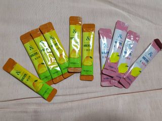 비타앤C 레몬맛, 망고맛 — 5점을 준 리뷰어가 2021년 8월 올린 사용 사진