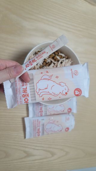 My Pet Care 모발과 모질 피부건강에 개좋아 — 5점을 준 리뷰어가 2021년 2월 올린 사용 사진