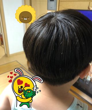 [갸스비] 곱슬 머리부터 파마까지 남자의 컬을 위한 갸스비 컬크림 — 4.5점을 준 리뷰어가 2021년 10월 올린 사용 사진