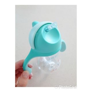 유비맘 트라이탄 코니빨대컵_컬러 랜덤 발송 — 5점을 준 리뷰어가 2021년 2월 올린 사용 사진