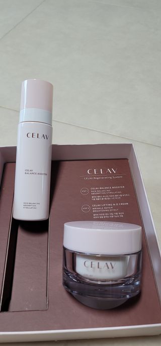 프리마인 바르기만 하면 철벽 스킨케어+24시간 마스크팩 효과. 셀라브 리제너레이팅 시스템 부스터+크림 세트 — 5점을 준 리뷰어가 2023년 5월 올린 사용 사진