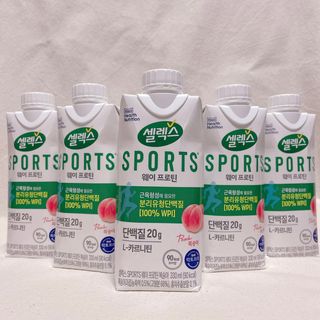 셀렉스스포츠 셀렉스 스포츠 웨이 프로틴 복숭아_ 330ml x 12팩 — 5점을 준 리뷰어가 2021년 10월 올린 사용 사진