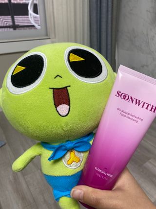 SOONWITH 바이오 내추럴 리프레싱 폼클렌징 — 4점을 준 리뷰어가 2021년 4월 올린 사용 사진