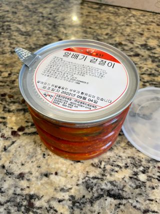 셰프애찬 알배기 겉절이 김치 1kg — 5점을 준 리뷰어가 2022년 9월 올린 사용 사진