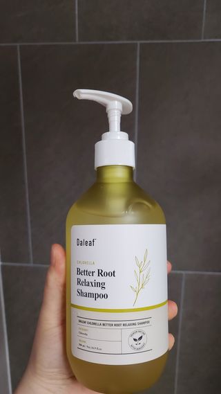 달리프 클로렐라 베러 루트 릴렉싱 샴푸 500ml — 5점을 준 리뷰어가 2021년 2월 올린 사용 사진
