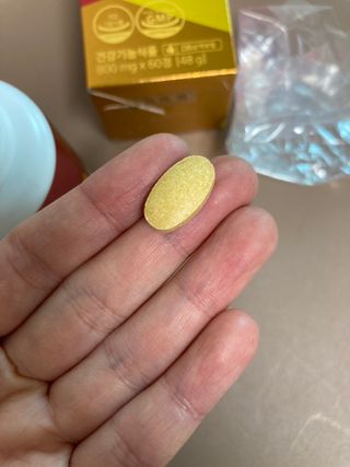 서울약사신협 간건강 실리마린 밀크씨슬 800mg, 60정 — 4점을 준 리뷰어가 2021년 10월 올린 사용 사진