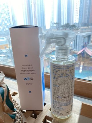위케어 천연 주방세세, 에어프라이어세제, 다목적세정제, 발포텀블러세정제 — 4점을 준 리뷰어가 2021년 2월 올린 사용 사진