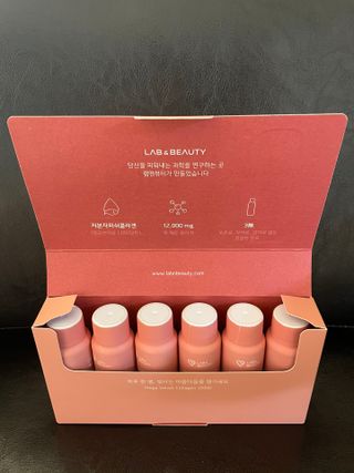 랩앤뷰티 메가 벨벳 콜라겐 12000 — 5점을 준 리뷰어가 2021년 6월 올린 사용 사진