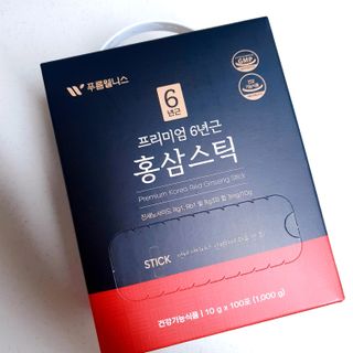 [푸름웰니스] 프리미엄 6년근 홍삼스틱 3mg x 100포 — 5점을 준 리뷰어가 2022년 3월 올린 사용 사진