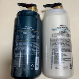 [포레스트스토리] B7 안티 헤어로스 샴푸1,000ml + 헤어팩 1,000ml — 5점을 준 리뷰어가 2021년 3월 올린 사용 사진