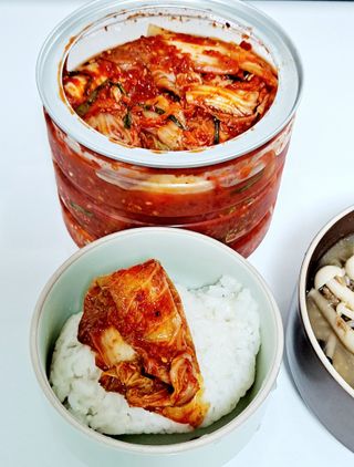 셰프애찬 알배기 겉절이 김치 1kg — 5점을 준 리뷰어가 2022년 9월 올린 사용 사진