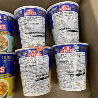 NISSIN 닛신 컵누들  4종 - 씨푸드오리지날, 씨푸드 스파이시, 씨푸드 커리, 씨푸드 XO소스 — 5점을 준 리뷰어가 2022년 2월 올린 사용 사진