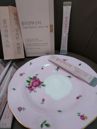 더리틀스 콜라겐부스터 — 5점을 준 리뷰어가 2023년 1월 올린 사용 사진