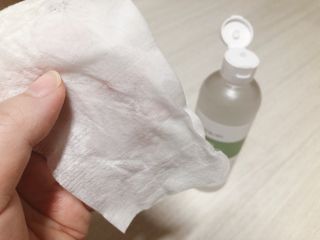 나나스킨 하이드로릴렉싱토너 — 5점을 준 리뷰어가 2021년 4월 올린 사용 사진