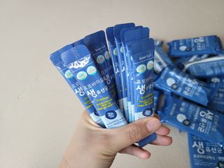 서울약사신협_프로바이오 생유산균 2.5g 160포 — 5점을 준 리뷰어가 2021년 7월 올린 사용 사진