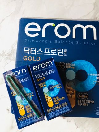 이롬 erom 닥터스 프로틴 골드 — 4.5점을 준 리뷰어가 2021년 5월 올린 사용 사진