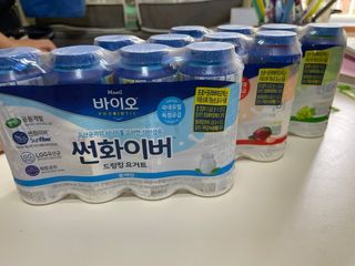 LIVE 매일바이오 썬화이버 드링킹 요거트 — 5점을 준 리뷰어가 2022년 8월 올린 사용 사진