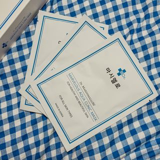 닥터마시멜로 닥터마스멜로 마블러스 아쿠아 클리닉 마스크 — 5점을 준 리뷰어가 2021년 3월 올린 사용 사진
