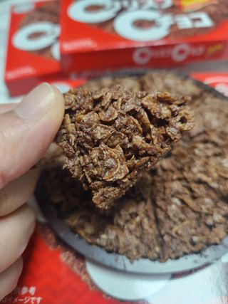 NISSIN 닛신 크리스피 초코 — 5점을 준 리뷰어가 2022년 11월 올린 사용 사진