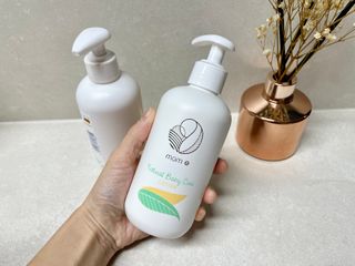 mom e 맘이 내추럴 베이비 케어 샴푸앤바스+로션 — 4점을 준 리뷰어가 2021년 1월 올린 사용 사진