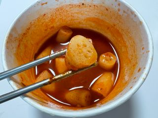 프리 [요리궁리] 타입 B (매콤,치즈,매콤까르보) 꽃떡볶이 6개입 세트 — 5점을 준 리뷰어가 2025년 2월 올린 사용 사진