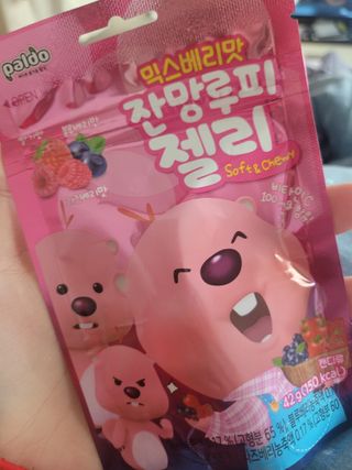 [팔도] 잔망루피젤리 믹스베리맛 42g 8개 — 5점을 준 리뷰어가 2022년 3월 올린 사용 사진