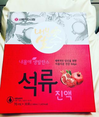서울약사신협_내몸애생발란스석류_70ml x 30포 — 5점을 준 리뷰어가 2021년 8월 올린 사용 사진