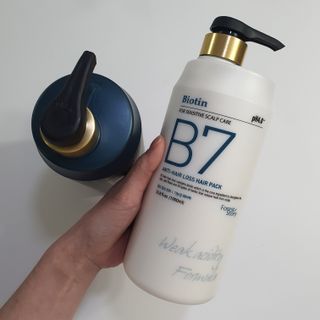 [포레스트스토리] B7 안티 헤어로스 샴푸1,000ml + 헤어팩 1,000ml — 5점을 준 리뷰어가 2021년 3월 올린 사용 사진