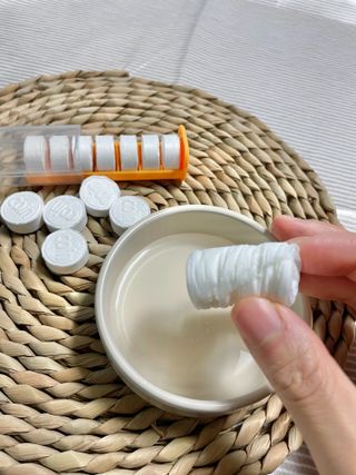[올가드] 무방부제 대용량 코인티슈 500개입 + 휴대용케이스 1개 — 5점을 준 리뷰어가 2022년 12월 올린 사용 사진