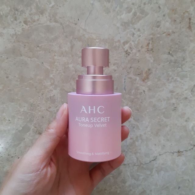 AHC 아우라 시크릿 톤업 벨벳 리뷰 사진