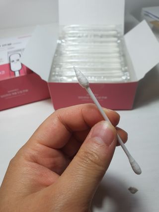마미앤유 개별 듀얼면봉 — 5점을 준 리뷰어가 2022년 2월 올린 사용 사진