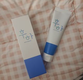 [심폐소생소] 무불소 임산부 천연 치약 — 3점을 준 리뷰어가 2021년 10월 올린 사용 사진