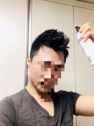 다슈코리아 다슈 포 맨 프리미엄 메가 홀드 슈퍼 스프레이 250ml — 5점을 준 리뷰어가 2021년 5월 올린 사용 사진