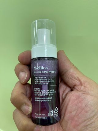 웰리카_V CARE 웰리카 락토 리프레싱 이너클렌저 50ml — 5점을 준 리뷰어가 2021년 3월 올린 사용 사진