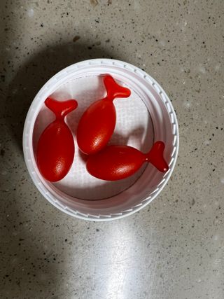 앙팡 츄어블 식물성 오메가3 1000mg x 80캡슐 — 5점을 준 리뷰어가 2022년 10월 올린 사용 사진