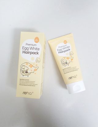 ★N쇼핑 헤어팩 1위★ 리하 에그 화이트 극손상 무실리콘 트리트먼트 헤어팩 — 5점을 준 리뷰어가 2022년 6월 올린 사용 사진