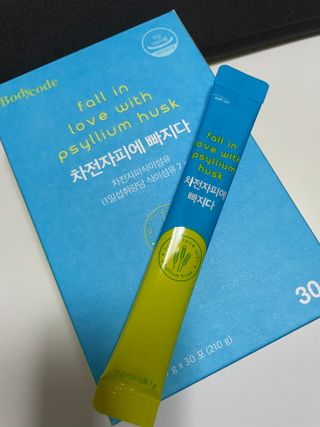 메디포스트 모비타 바디코드 식이섬유 차전자피에 빠지다 30포 — 5점을 준 리뷰어가 2022년 12월 올린 사용 사진